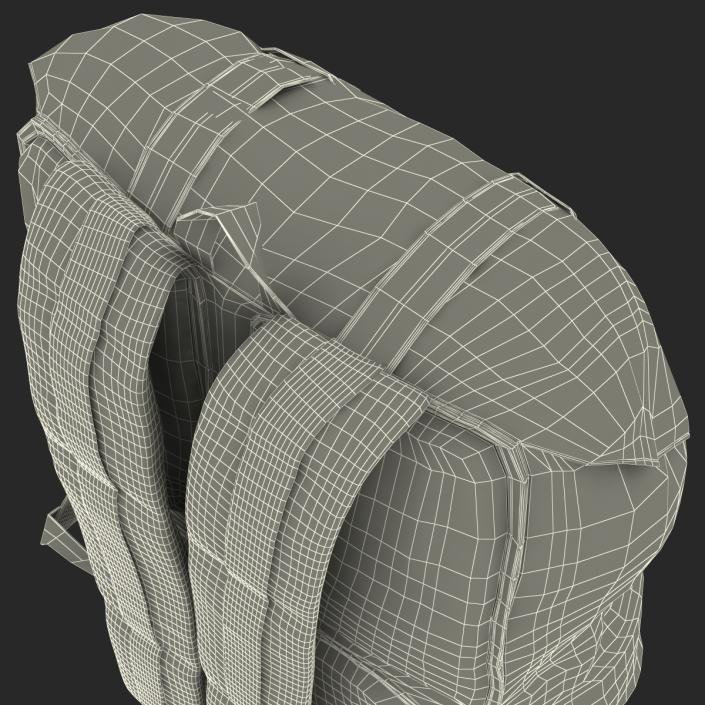 3D model Backpack 8 Blue