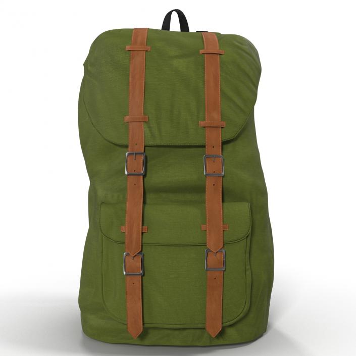 Backpack 8 Green Generic 3D model