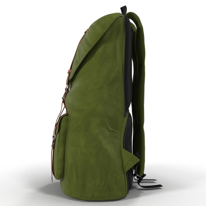 Backpack 8 Green Generic 3D model