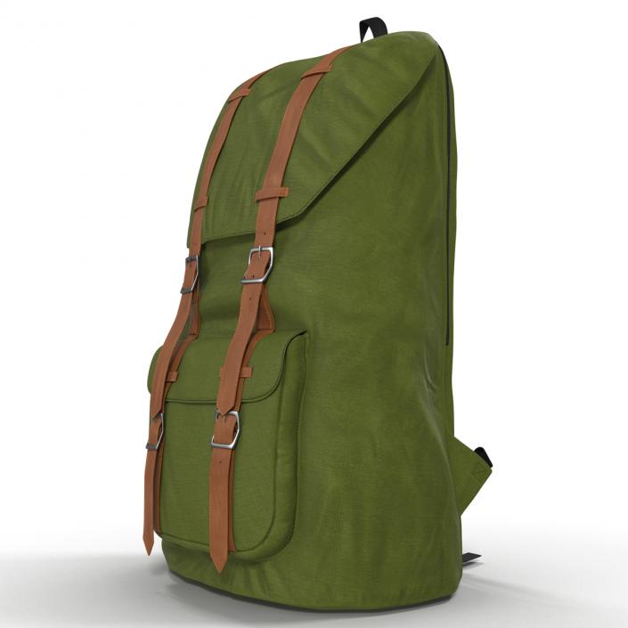 Backpack 8 Green Generic 3D model