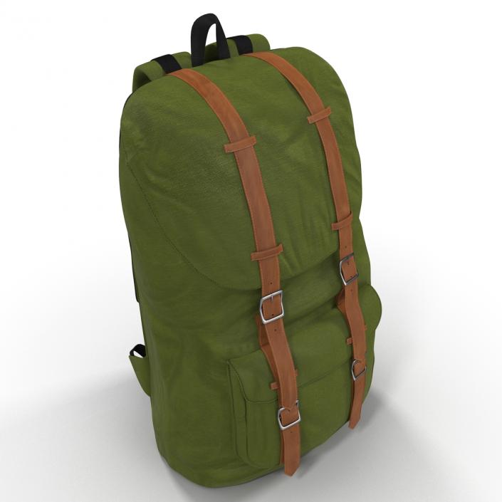 Backpack 8 Green Generic 3D model