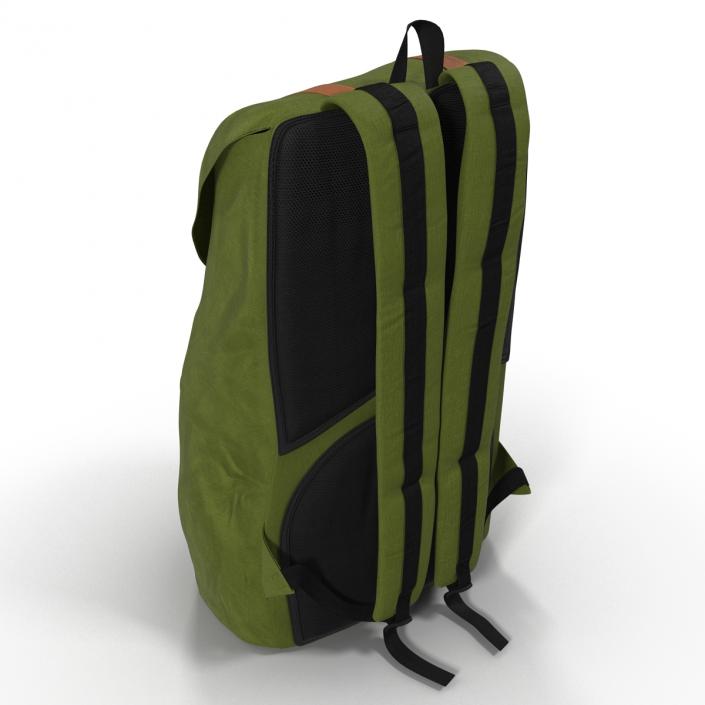 Backpack 8 Green Generic 3D model