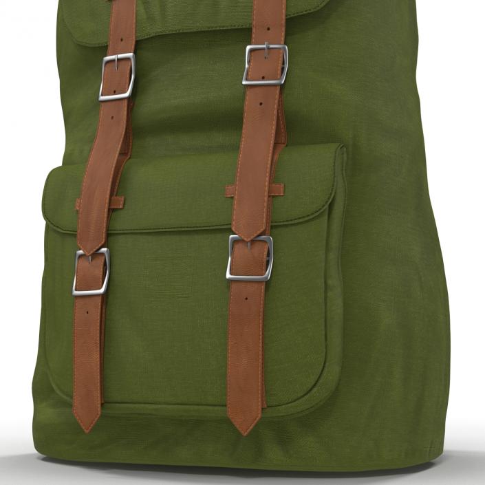 Backpack 8 Green Generic 3D model