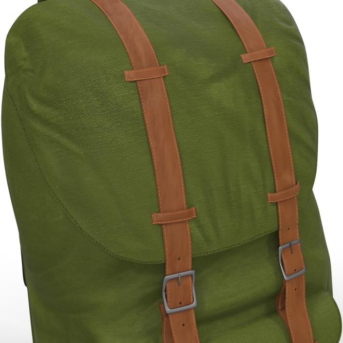 Backpack 8 Green Generic 3D model