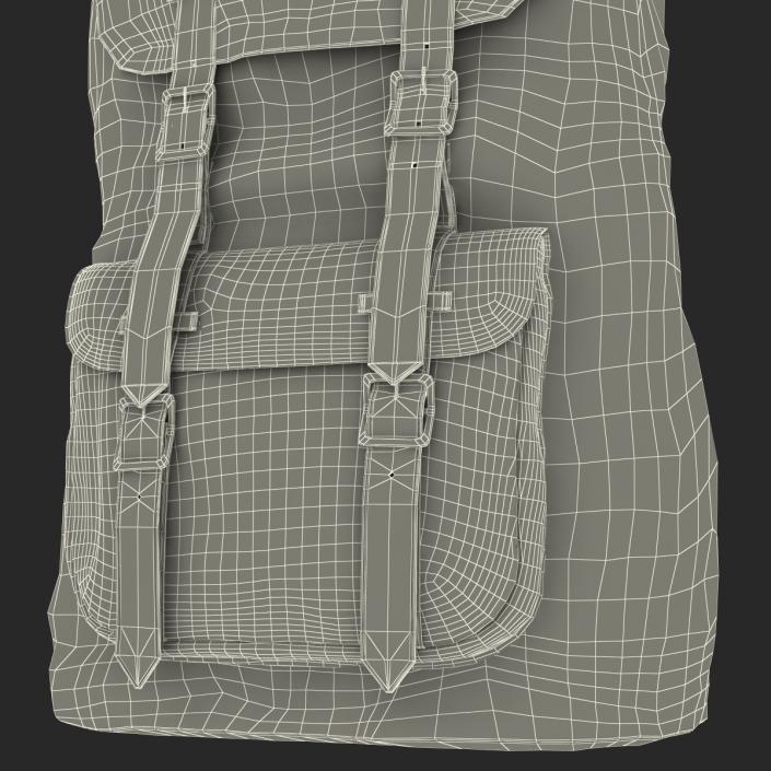 Backpack 8 Green Generic 3D model