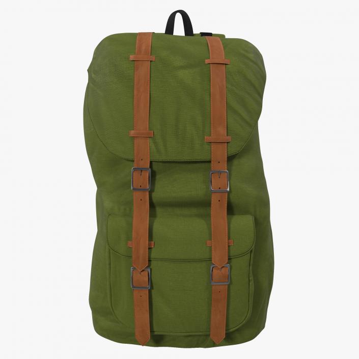 Backpack 8 Green Generic 3D model