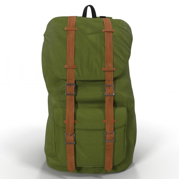 Backpack 8 Green Generic 3D model