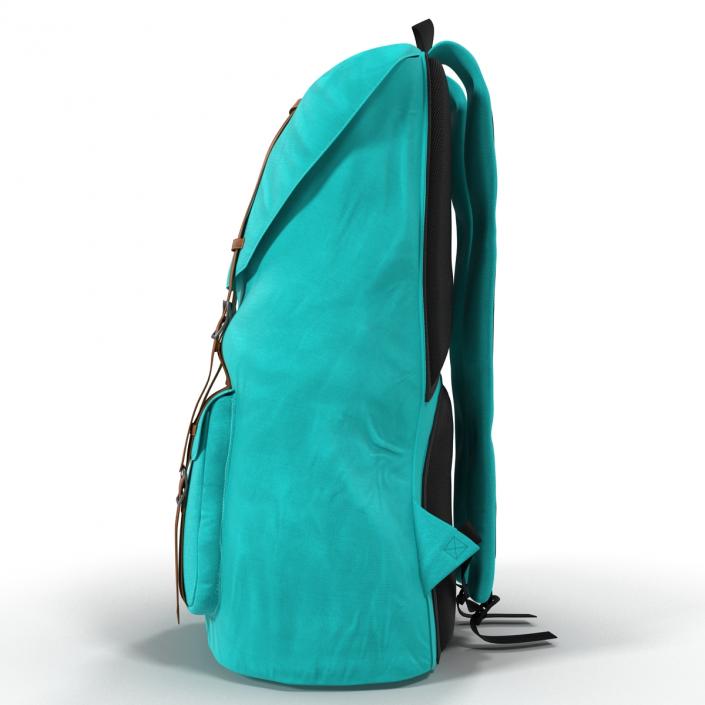 3D model Backpack 8 Turquoise