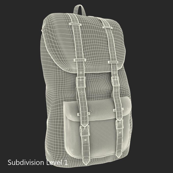 3D model Backpack 8 Turquoise