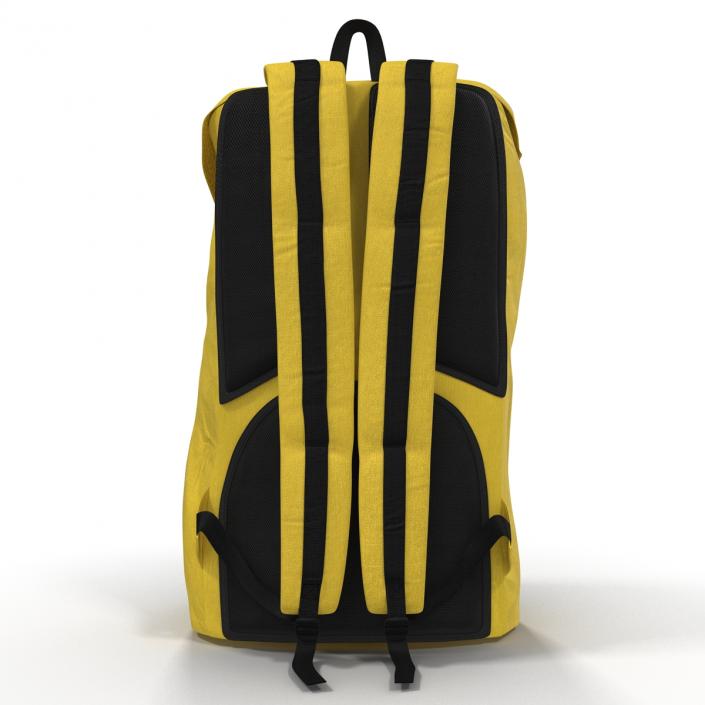 Backpack 8 Yellow 3D