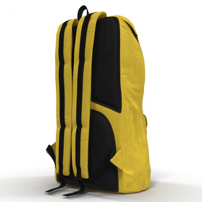 Backpack 8 Yellow 3D