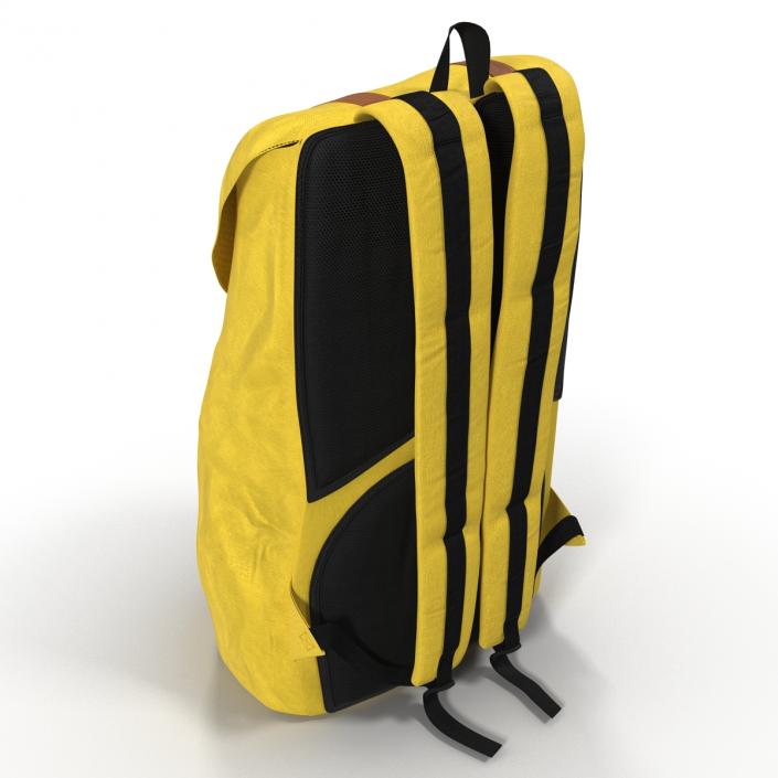 Backpack 8 Yellow 3D