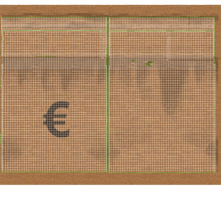 3D Money Bag 2 Euro