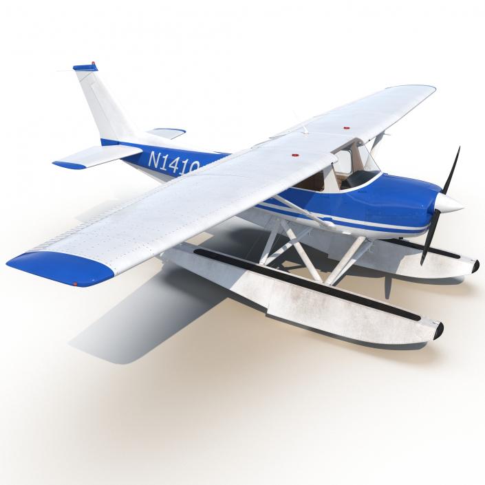 Cessna 150 Seaplane 3D model