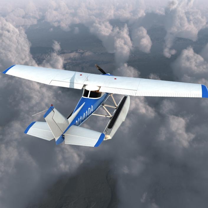 Cessna 150 Seaplane 3D model