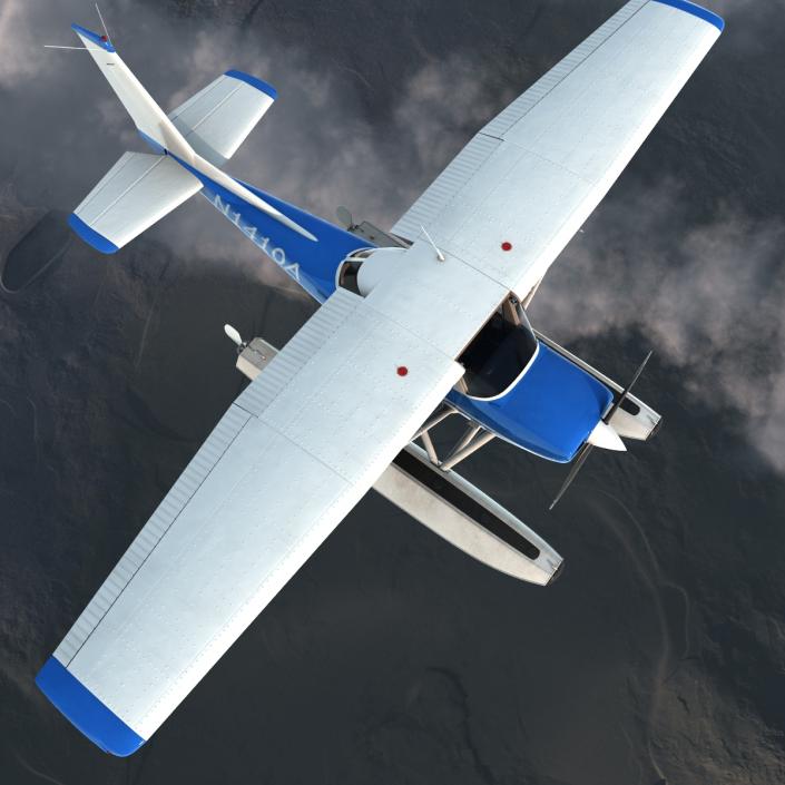 Cessna 150 Seaplane 3D model