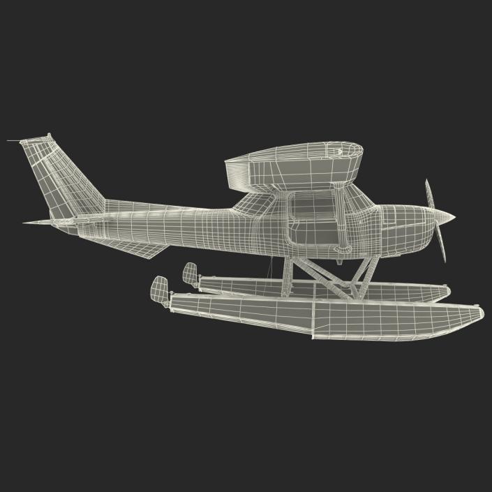 Cessna 150 Seaplane 3D model