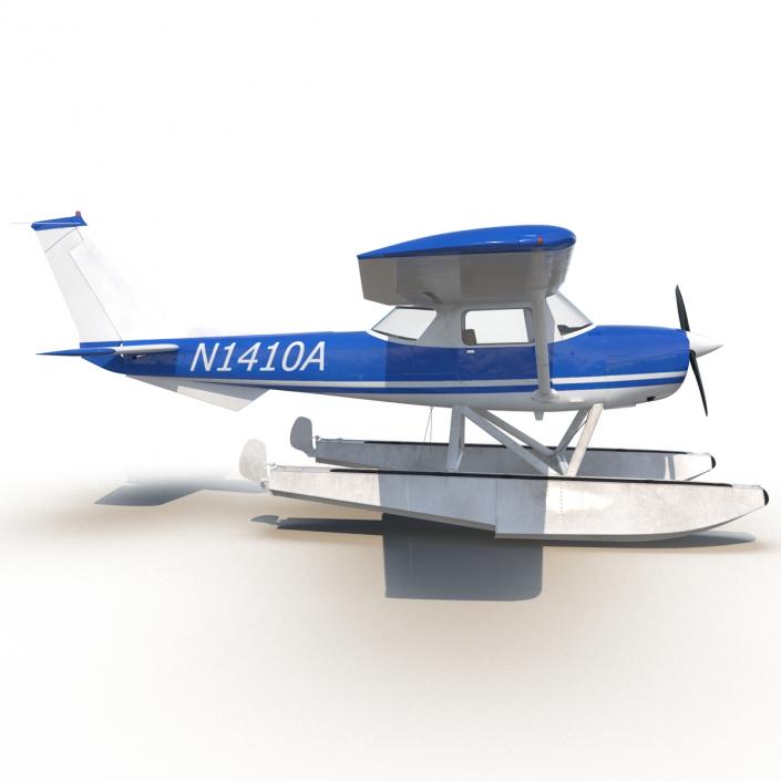 Cessna 150 Seaplane 3D model