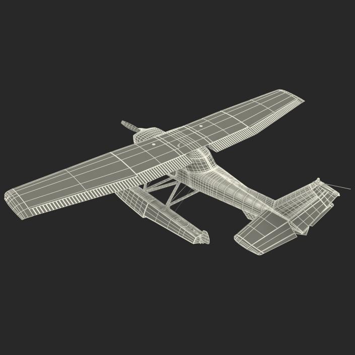 Cessna 150 Seaplane 3D model