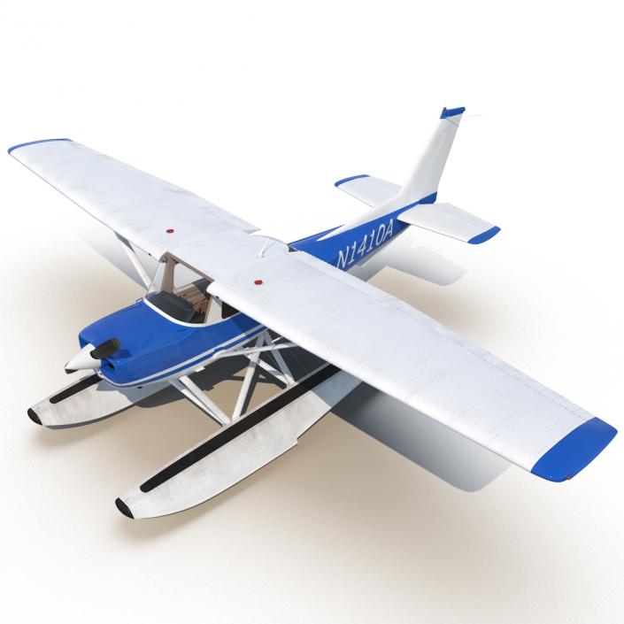 Cessna 150 Seaplane 3D model