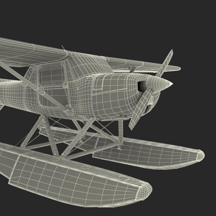 Cessna 150 Seaplane 3D model