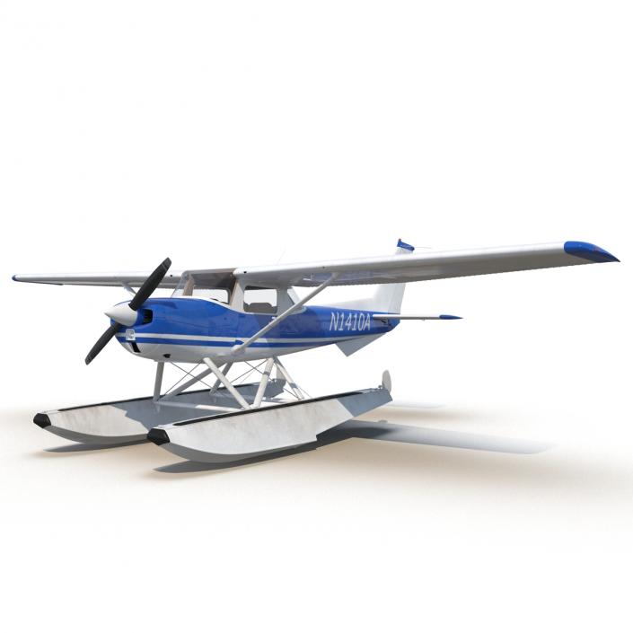 Cessna 150 Seaplane 3D model