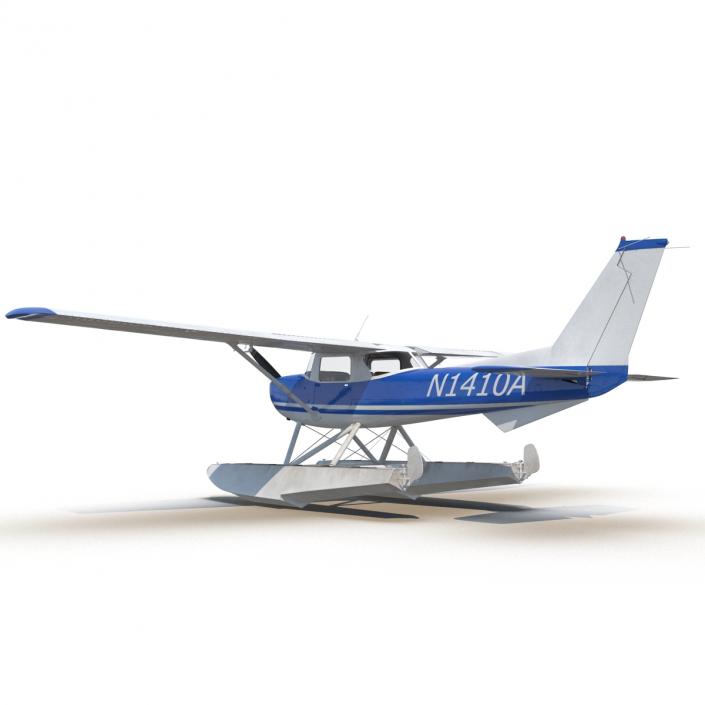 Cessna 150 Seaplane 3D model