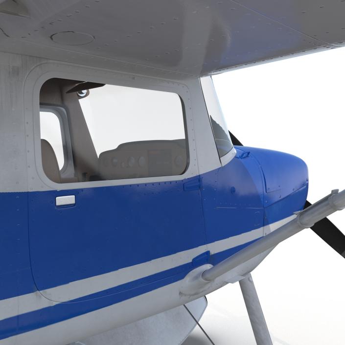 Cessna 150 Seaplane 3D model