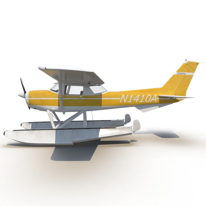 3D Cessna 150 Seaplane 3