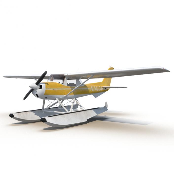 3D Cessna 150 Seaplane 3