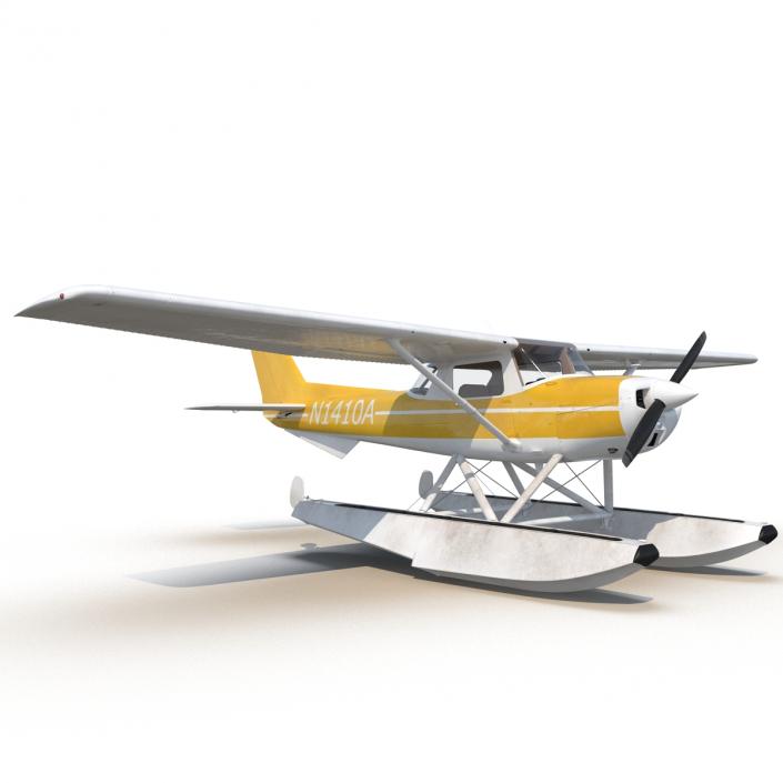 3D Cessna 150 Seaplane 3