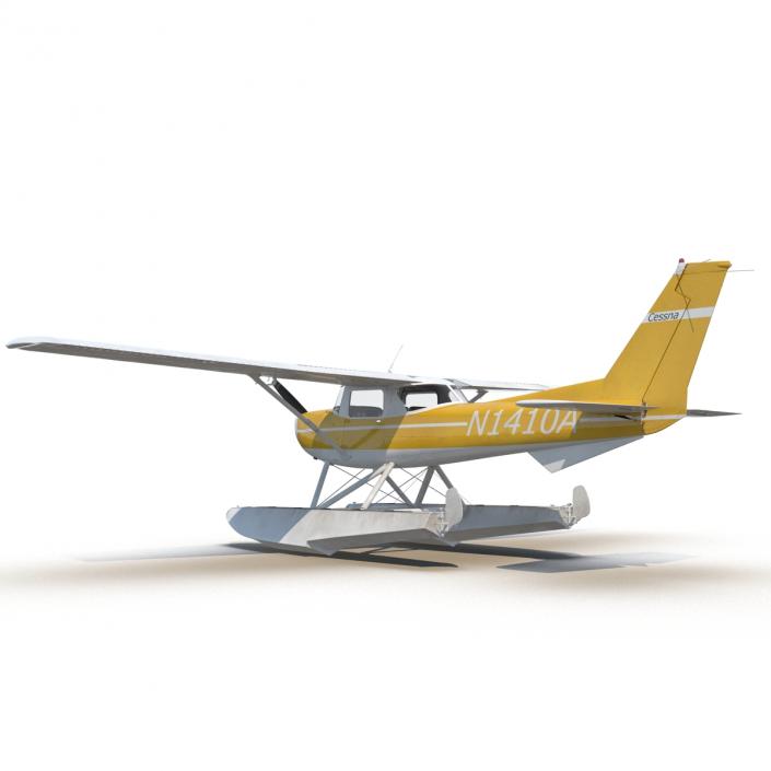 3D Cessna 150 Seaplane 3