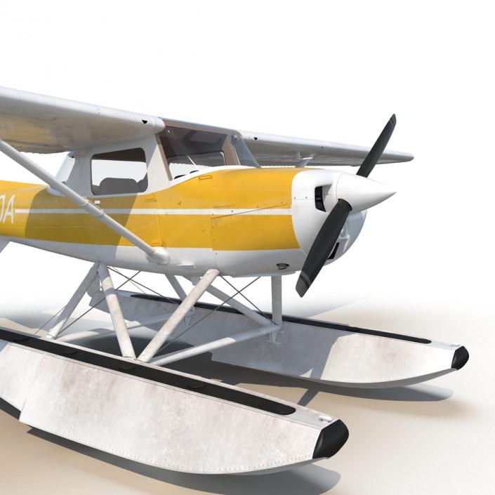 3D Cessna 150 Seaplane 3