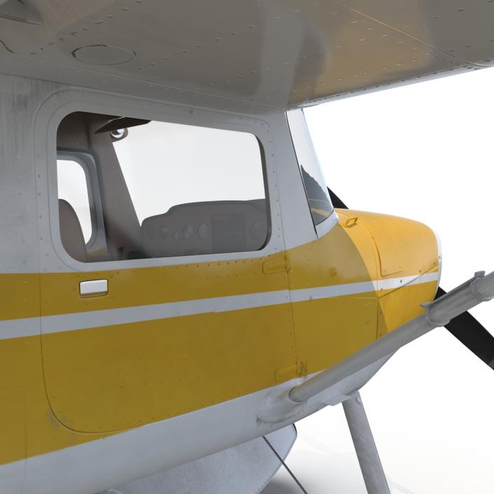 3D Cessna 150 Seaplane 3