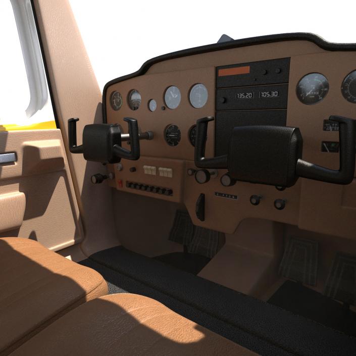 3D Cessna 150 Seaplane 3