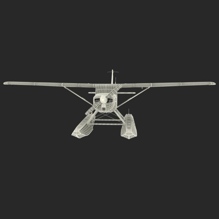 3D Cessna 150 Seaplane 3