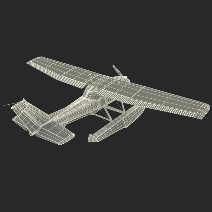 3D Cessna 150 Seaplane 3