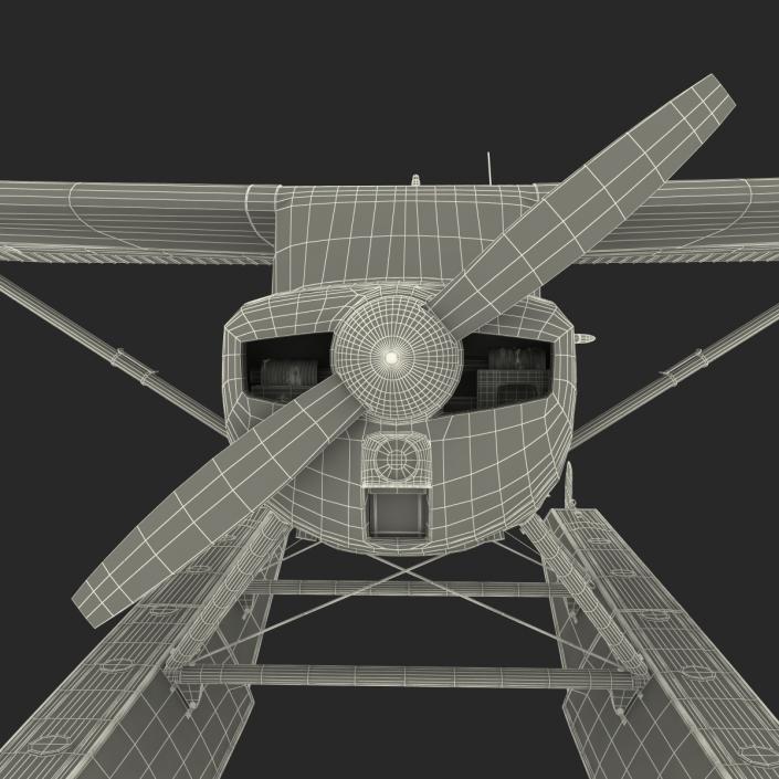 3D Cessna 150 Seaplane 3