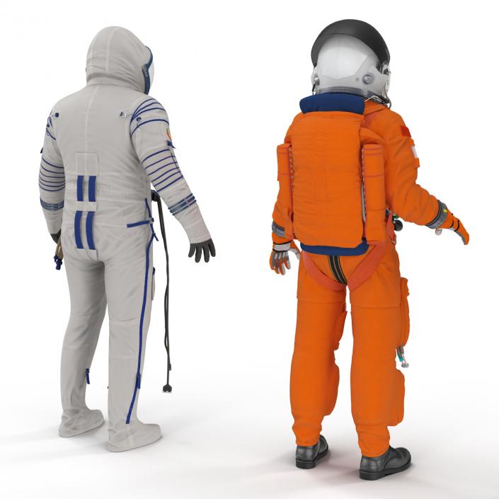 3D Rigged Astronauts Collection model