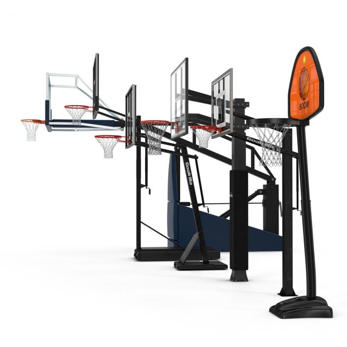 Basketball Hoops 3D Models Collection 2 3D model