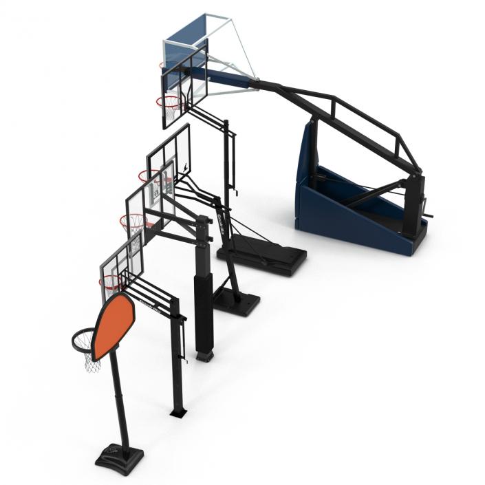 Basketball Hoops 3D Models Collection 2 3D model