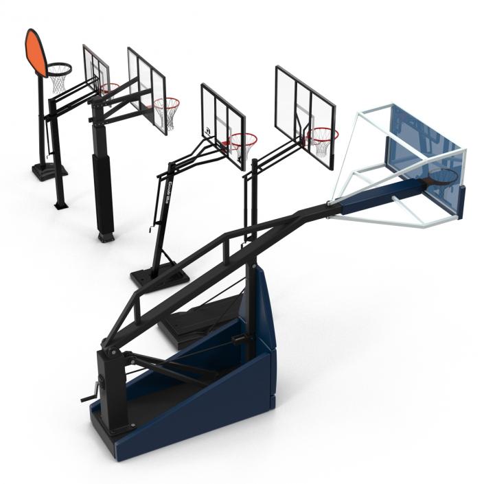 Basketball Hoops 3D Models Collection 2 3D model