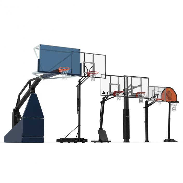 Basketball Hoops 3D Models Collection 2 3D model