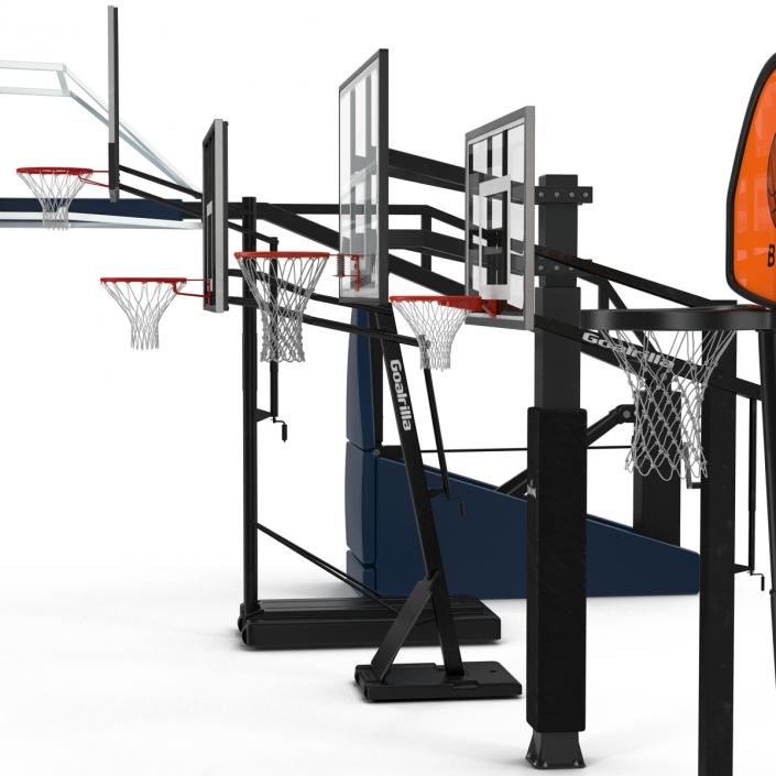 Basketball Hoops 3D Models Collection 2 3D model