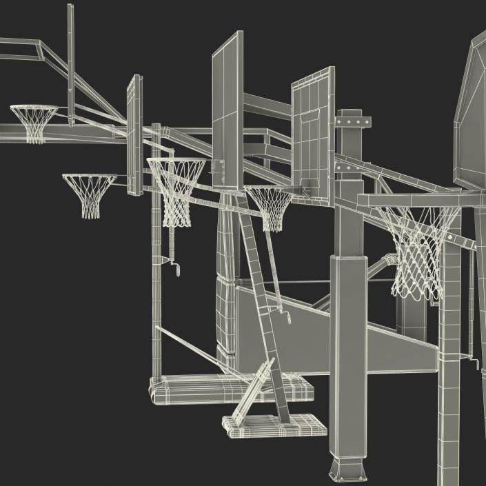 Basketball Hoops 3D Models Collection 2 3D model