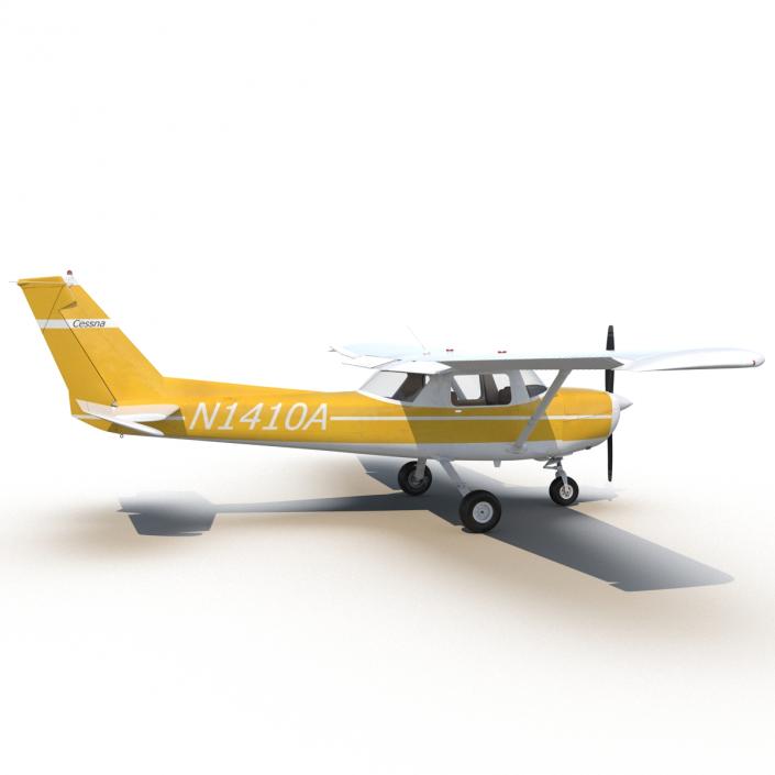 Cessna 150 Rigged 3 3D model