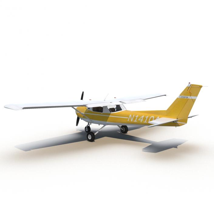 Cessna 150 Rigged 3 3D model