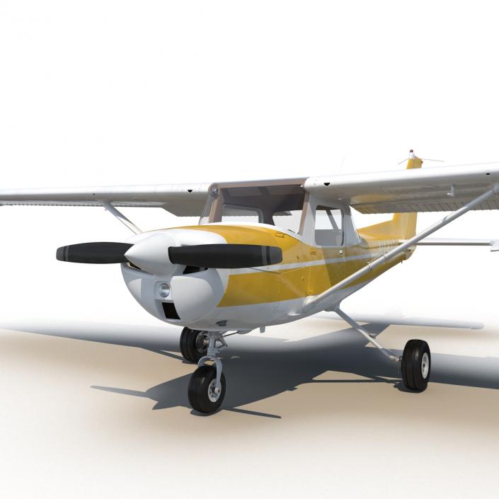 Cessna 150 Rigged 3 3D model