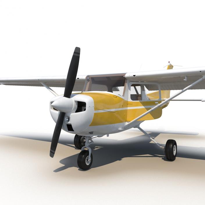 Cessna 150 Rigged 3 3D model