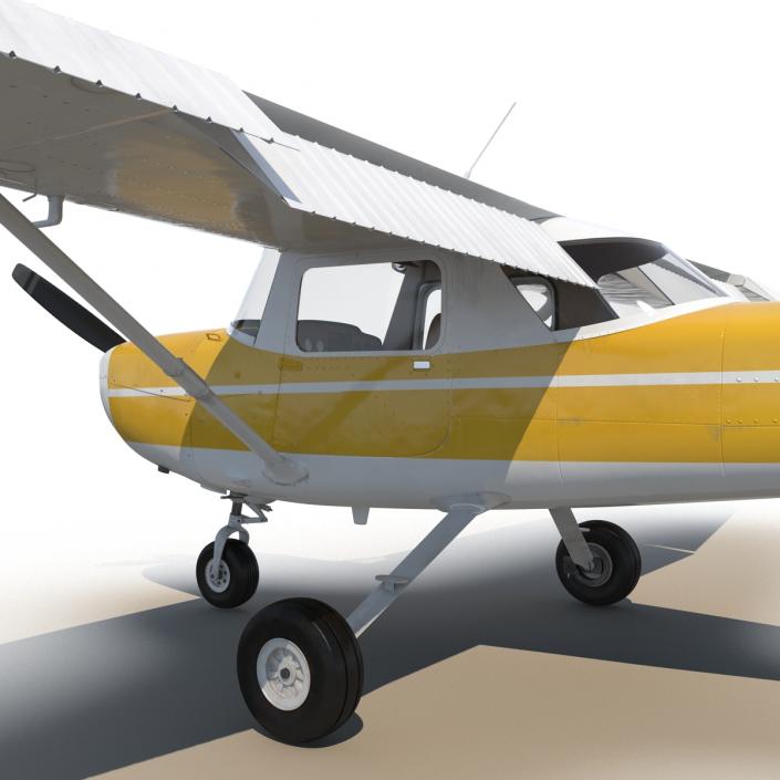 Cessna 150 Rigged 3 3D model